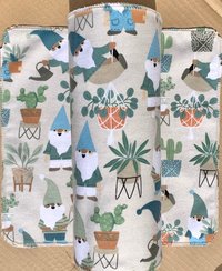 Gnomes & Plants Paperless Towels || Unpaper Towels || Eco Sustainable Zero Waste Kitchen 12x12 Sheets