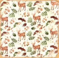 Wildlife & Ferns Paperless Towels || Unpaper Towels || Zero-Waste Kitchen Gift || 12x12 Sheets