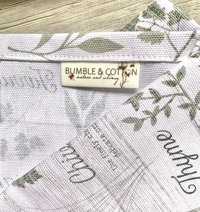 Garden Herbs Chef Towel || Nature Inspired Kitchen Towel