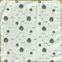 Woodland Trees Paperless Towels || Roll of 12 Unpaper Towels || Eco Re-useable || Cloth Napkins