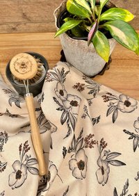 Natural Floral Chef Towel || Nature Inspired Kitchen Towel