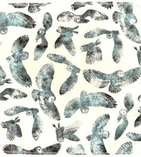 Owls on white Paperless Towels || Unpaper Towels || Eco Sustainable Kitchen Towels 12x12 Sheets