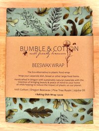 Beeswax CASSEROLE Wrap 13x20 || Plastic-free BAKING·DISH Wrap || Zero-waste Food Wrap
