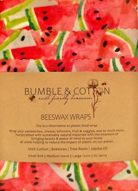 BEESWAX WRAPS 4-pack Watermelons || Eco-Alternative Food Wrap