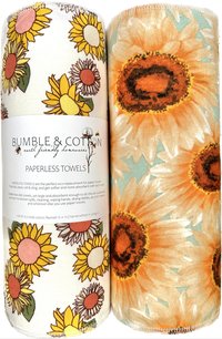 Sunflower Trio Paperless Towels || Unpaper Towels || Eco-Kitchen Zero Waste