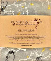 BEESWAX WRAP || Single Sheet 14x14 || Eco-Alternative Food Wrap