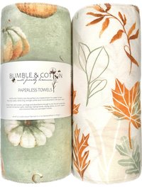 Fall Trio Paperless Towels || Unpaper Towels || Zero Waste Kitchen