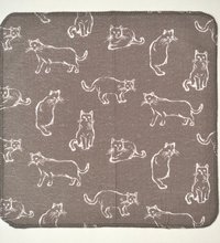 Cat Trio Paperless Towels || Unpaper Towels || Eco Kitchen Gift 12x12 Sheets