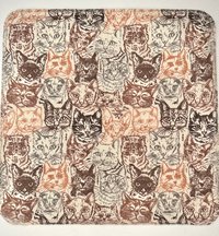 Cat Trio Paperless Towels || Unpaper Towels || Eco Kitchen Gift 12x12 Sheets