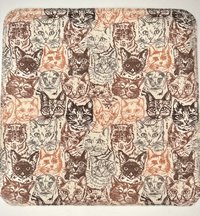 Cat Trio Paperless Towels || Unpaper Towels || Zero Waste Kitchen 12x12 Sheets