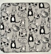 Cat Trio Paperless Towels || Unpaper Towels || Eco Kitchen Gift 12x12 Sheets