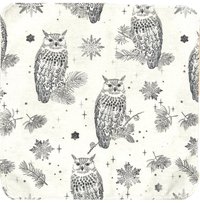 Owl Trio Paperless Towels || Unpaper Towels || Eco Kitchen Gift 12x12 Sheets