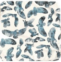 Owl Trio Paperless Towels || Unpaper Towels || Eco Kitchen Gift 12x12 Sheets