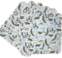 Frogs and Greens Paperless Towels || Unpaper Towels || Eco Sustainable Kitchen 12x12 Sheets