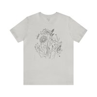 Wildflowers Tee Shirt || Flower Lover T-Shirt || Botanical Tee Shirt || Gender Neutral Gift