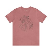 Wildflowers Tee Shirt || Flower Lover T-Shirt || Botanical Tee Shirt || Gender Neutral Gift