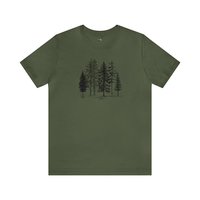 Forest Tee shirt || Forest Tree Shirt || Tree T-shirt || Tree Lover Nature Eco Tee Shirt Gender Neutral Gift