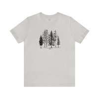 Forest Tee shirt || Forest Tree Shirt || Tree T-shirt || Tree Lover Nature Eco Tee Shirt Gender Neutral Gift