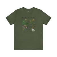 HERBOLOGY Tee Shirt || Herb Tee shirt || Botany T-Shirt || Herbal Gender Neutral Gift Eco T-Shirt