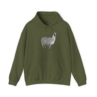 Llovely Llama Hoodie || Llama Llover Hoodie || Llama Hooded Sweatshirt Gender Neutral Gift