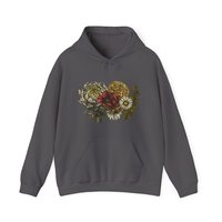 Floral Botanical Hoodie Sweatshirt || Flower Hoodie || Eco Nature Gender Neutral Gift