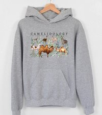 CAMELIDOLOGY Hoodie || CAMELID Hoodie || Llama Alpaca Camel Hooded Sweatshirt Gender Neutral Gift