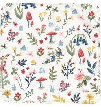 Wildllowers & Mushies Paperless Towels || Unpaper Towels || Eco Kitchen Gift || Flower Napkins 12x12 Sheets
