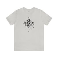 Lotus Tee Shirt || Lotus T-Shirt || Lotus Yoga Zen Henna Art T-shirt || Gender Neutral Gift