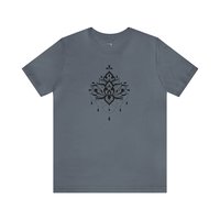 Lotus Tee Shirt || Lotus T-Shirt || Lotus Yoga Zen Henna Art T-shirt || Gender Neutral Gift
