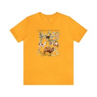 CAMELIDOLOGY Tee Shirt || Camelidology T-shirt || Gender Neutral Gift T-Shirt || Bactrian Camel Llama Guanaco Alpaca Vicuna