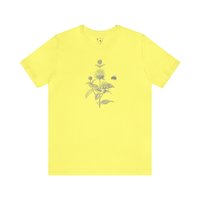 Bee Balm Bumblebee Tee Shirt || Monarda T-shirt || Pollinator Tee || Gender Neutral Gift