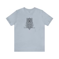 Mandala Owl Tee Shirt || Mandala Owl T-Shirt || Gender Neutral Gift Nature Tee || Owl Lover