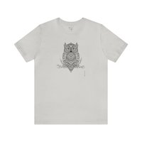 Mandala Owl Tee Shirt || Mandala Owl T-Shirt || Gender Neutral Gift Nature Tee || Owl Lover