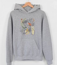Mushroom Hoodie || Fungi Hoodie || Mycology Hooded Sweatshirt Gender Neutral Gift