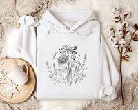 Wildflowers Hoodie || Wildflower Hoodie || Flower Garden Hoodie Gender Neutral Gift