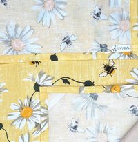 Bumbles & Flowers Chef Towel || Nature Inspired Kitchen Towel