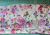 Linen Deadstock 4 Yards || Deadstock Yardage || Floral Lightweight Linen