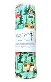 Summer Camping Mix Paperless Towels || Unpaper Towels || Eco-Friendly Summer Camping Gift || 12x12 Sheets