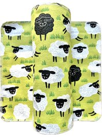 Sheepies Paperless Towels || Unpaper Towels 12x12 || Zero-Waste Eco Kitchen Gift || Sheep lovers gift