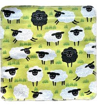 Sheepies Paperless Towels || Unpaper Towels 12x12 || Zero-Waste Eco Kitchen Gift || Sheep lovers gift