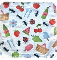 Summer Picnic Trio Paperless Towels || Unpaper Towels || Eco-Friendly Summer Picnic Gift || 12x12 Sheets