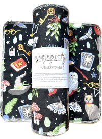 Spooky Magic Paperless Towels || Unpaper Towels || Eco Sustainable Gift 12x12 Sheets