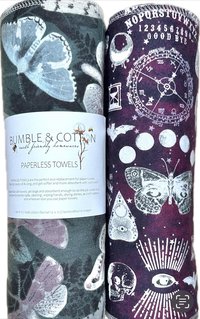 Spooky Magic Trio Paperless Towels || Unpaper Towels || Zero Waste Halloween Kitchen Gift