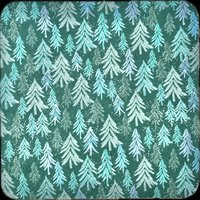 Painted Pine Trees Paperless Towels || Eco Sustainable Kitchen Gift || Unpaper Towels 12x12 Sheets