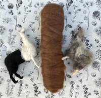 Llama Roving || processed & ready to spin 