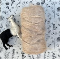 Llama Roving || processed & ready to spin 