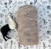 Llama Roving || processed & ready to spin 
