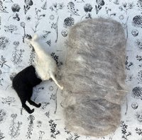 Llama Roving || processed & ready to spin 