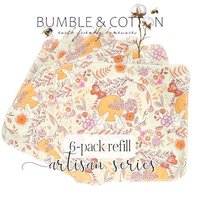 Moon Story Bunnies Paperless Towels || Reusable Paper Towels || Artisan Series || Maureen Cracknell 