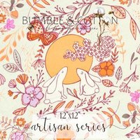 Moon Story Bunnies Paperless Towels || Reusable Paper Towels || Artisan Series || Maureen Cracknell 